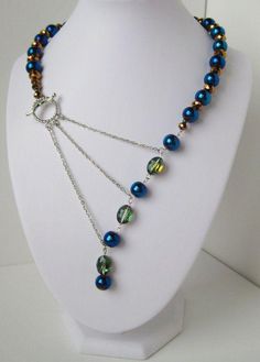 http://lc.pandahall.com/craft-ideas/3837.html Signature Necklace, Necklace Ideas, A Necklace, Diy Schmuck, Beads And Wire, Jewelry Patterns, Jewelry Projects, Unique Necklaces, Diy Necklace