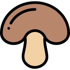 an image of a mushroom on a white background