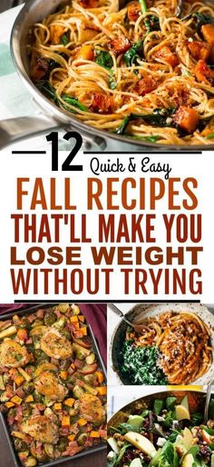 These healthy fall recipes are the perfect solution if you're looking to maintain a clean eating lifestyle. Whether you're looking for breakfast, lunch or dinner options, you're sure to find a meal here that you'll love! #fallrecipes #recipes #healthy Healthy Fall Meals, Easy Fall Recipes, Healthy Fall Recipes, Healthy Fall Dinner, Cleaning Eating, Fall Meals, Clean Eating Lifestyle, Easy Autumn Recipes, Fall Recipes Healthy