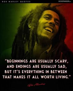 bob marley's quote about the love of a woman with dreadlocks on it