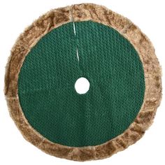 a green and brown cat scratching pad on a white background