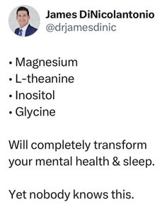 Dr James Dinicolantonio, James Dinicolantonio, Sleep Supplements, Magnesium Glycinate, Feminine Health, Quality Sleep, Hormone Health, Natural Health Remedies, My Mouth