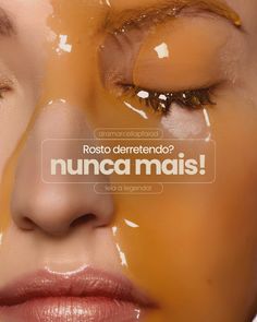 a woman's face with the words nunca mais written on her forehead