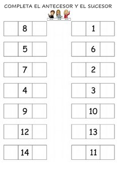 the complete worksheet for spanish numbers 1 - 10 with pictures and words on it