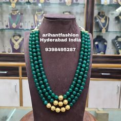 Beads Mala Designs, Nakshi Balls, Diy Pearl Necklace, Handmade Gold Necklace, Neck Pieces Jewelry, Gold Necklace Indian Bridal Jewelry, Fancy Jewellery Designs, Necklace Indian