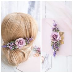 Flower hair comb Dusty pink hairpiece Bridesmaid hair comb Flower hairpiece Bridesmaid hairpiece Lavender hairpiece Pink flower comb  Dusty rose flower hair comb hand made from satin flowers, artificial  lavender, plastic greens, metal comb. All the branches are gently assembled into a single so that you can enjoy using it. Ideal for a wedding! Also great for Bridesmaids and Flower Girls. I can make this hair comb with silver or gold comb  - leave me message in order. I also make floral  belts in the same style, you can see exsample them in the photo. Size of haircomb: Length is about - 6.2  in (16 cm) The belt is made by hand. All the branches are gently assembled into a single so that you can enjoy using it. The white velour ribbon is 2.5 cm (0.7 in ) wide and 2 meters long (78.7 in) The Mauve Hair Piece, Dusty Rose Hair Comb, Lavender And Pink Wedding, Bridesmaid Hairpiece, Floral Belts, Pink Wedding Accessories, Wedding Hair Pins Crystal, Flower Hairpiece, Floral Bridal Comb