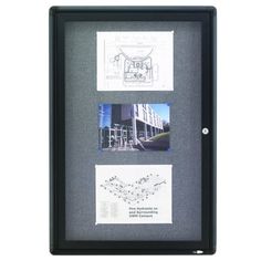 a black frame with some pictures on it and the words may require longer delivery,