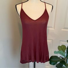 Super Soft, Modern And Oversized, Urban Outfitter’s Own Silence + Noise Collection. Cut In An Oversized, Slinky, Swing Silhouette. Deep V-Neckline. Spaghetti Straps. Great Condition. Never Worn. (No Interior Garment Size Label) Red Sleeveless Relaxed Fit Top, Red Relaxed Fit Sleeveless Top, Red Cotton Tank Camisole, Red Seamless Sleeveless Tank Top, Red Seamless Sleeveless Camisole, Soft Modern, Size Label, Passion For Fashion, Spaghetti Strap