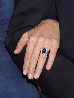 a close up of a person's hand with a ring on it