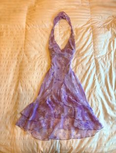 @jaysthriftzz Chiffon Sleeves, Grad Dresses, Dresses Cocktail, Fancy Dresses, Purple Dress, Dream Dress, Look Fashion