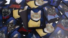 many pictures of cats with their faces on them are arranged in the shape of magnets