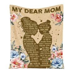 a wall hanging tapestry with the words, i love you to the moon and back