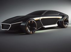 the concept car is designed to look like a futuristic vehicle