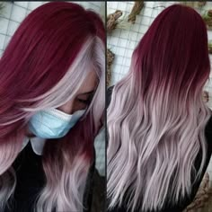 Creative Hair Color, Cute Hair Colors, Dark Roots Blonde Hair, Dyed Hair Inspiration, Pretty Hair Color, Hair Stylies, Hair Color And Cut, Dye My Hair, Hair Dye Colors