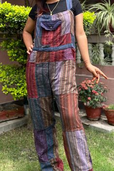 taking pre-orders only, will ship by march 13th 100% Cotton Fits S, M, L Handmade in Nepal Free Shipping on all orders at www.ghalehandicrafts.com Patchwork Overalls, Womens Jumpsuits, Hippie Outfits, Long Beach, Free Spirit, Boho Outfits, Nepal, Jumpsuits For Women, Jumpsuit Romper