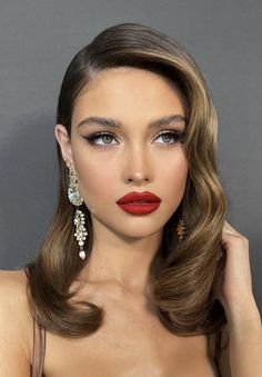 Gatsby Makeup, Bridal Hair And Makeup, American Beauty, Red Lipstick, Wedding Hair And Makeup