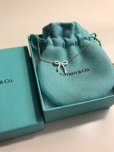 Tiffany Store, Tiffany And Co Jewelry, Zip Lock Bag, Bow Necklace, Dope Jewelry, Girly Accessories, Classy Jewelry, Expensive Jewelry