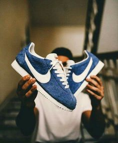 Cool Nike Cortez Blue, Cortez Nike, Nike Cortez Shoes, Cortez Shoes, Nike Slippers, Nike Classic Cortez, Mens Nike Shoes, Popular Fashion