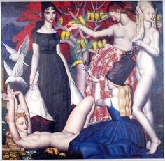 an image of a painting with women in it