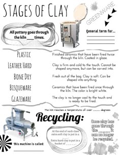 an info sheet with instructions on how to use the machine for making soaps and other things