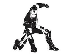 a black and white silhouette of a baseball player