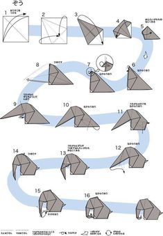 how to make an origami bird with pictures and instructions - step by step