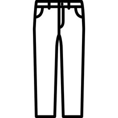 a black and white drawing of a pair of pants with suspenders on the bottom