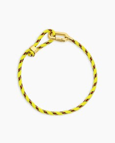 Link Paracord Bracelet Paracord Charm Bracelet, Adjustable Yellow Jewelry With Chain, Yellow Jewelry With Adjustable Chain, Minimalist Yellow Gold Jewelry With Adjustable Cord, Adjustable Stackable Yellow Jewelry, Modern Adjustable Jewelry With Lobster Clasp, Paracord Jewelry, Parachute Cord Bracelets, Earrings Stacking