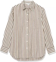 10+ Classy Tops To Wear With Jeans - By Lisa Fonde Weekly Outfits, Cotton Poplin Shirt, Poplin Shirt, Cotton Poplin, Rag & Bone, Striped Shirt, Casual Tops, Cotton Shirt, Casual Looks