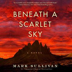 the cover of beneath a scarlet sky