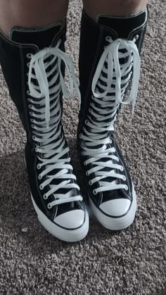 Converse Xxhi, Boots Converse, Knee High Converse, High Converse, Chandler Riggs, Shoe Ideas, 7 Rings, Doll Face, Converse All Star