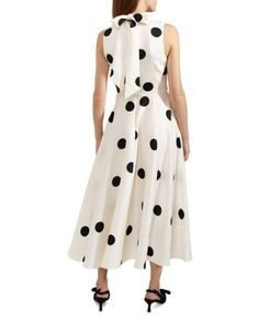 Hobbs London Mia Polka Dot Sleeveless Dress Silk Polka Dot Spring Dress, Spring Silk Polka Dot Dress, Silk Polka Dot Dress For Spring, Chic Sleeveless Polka Dot Midi Dress, Sleeveless Polka Dot Midi Dress For Evening, Polka Dot Sleeveless Evening Dress, Mia Dress, Hobbs London, Baby Swimwear