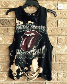 Rolling Stones Shirt, Best Pictures, Mode Inspo, Rolling Stones, Diy Fashion, Diy Clothes, Tank Top Fashion