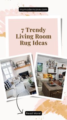 the 7 trendy living room rug ideas