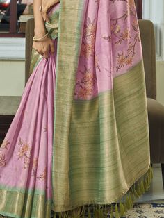 Elevate your ethnic wear collection with our stunning "beautiful baby pink floral printed silk traditional saree." This gorgeous saree features a soft baby pink color silk material with intricate floral print work and zari weaving, giving it a traditional yet elegant look. The saree drapes beautifully, making it comfortable to wear for any occasion.
This saree include its exquisite floral print design and the intricate zari weaving work that adds a touch of sophistication to the overall look. Th Unstitched Pink Slub Silk Traditional Wear, Pink Blouse Piece With Floral Print And Traditional Drape, Pink Floral Print Blouse Piece With Traditional Drape, Semi-stitched Pink Slub Silk Traditional Wear, Pink Handloom Art Silk Blouse Piece, Pink Art Silk Handloom Blouse Piece, Pink Floral Print Traditional Wear For Diwali, Pink Floral Traditional Wear For Diwali, Pink Raw Silk Embroidered Saree