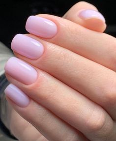 19 Trendy Summer Nails Squoval Ideas 2024 - Classy, Simple, and Chic Designs Gel French Manicure, Milky Nails, Squoval Nails, Casual Nails, Classic Nails, Soft Nails, Pink Nail Polish, Pink Nail