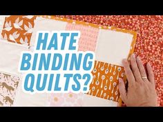 Let's Cheat and Finish the Binding an Easy Way - YouTube Easy Quilting Techniques, Learn To Quilt, Quilt Binding Tutorial, Quilt Blocks Easy, Quilt Club, Sewing Binding, Binding Tutorial, Start Quilting, Quilting Videos