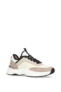 This Swift Runner trainer features a beige suede upper with a snake embossed panel and a metallic eye stay. The front laces up with branded tab at the tongue. Color Block Shoes, Metallic Eyes, Block Shoes, Trainers Fashion, Born Shoes, Boots For Sale, Shoes Trainers, Jeans For Sale, Quick Delivery