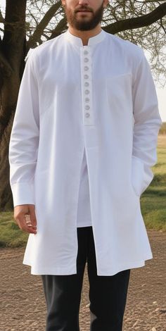 Men's Kurta, Classy Outfits Men, Stylish Men Casual, Stylish Mens Outfits, Outfits Men, Men's Wear, Collar Designs, On The Top