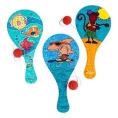 Color Your Own Tropical Paddleball Games Beach Party Games, Beach Party Favors, Paddle Ball, Ball Games, Luau Theme, Activities For Boys, Operation Christmas, Train Activities, Fun And Games