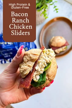 healthy recipes, Bacon Ranch Chicken Sliders Ranch Chicken Sliders, Roll Sandwiches, Low Fat High Protein, Bacon Ranch Chicken, Dinners Ideas, Focus Foods, Dinner Roll, Chicken Sliders, Healthy Living Recipes