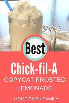 the best copycat frosted lemonade recipe is in this post it's easy to make