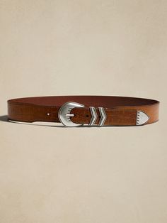 Heritage Monte Waist Belt | Banana Republic Hipster Cowboy, Mens Western Wear, Cowboy Aesthetic, Anthropologie Style, Cowboy Belt, Women's Belts, Western Belt, Western Belts, Brown Belt