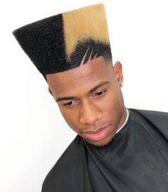 Hair Cuts For Men, Top Haircuts For Men, Afro Hairstyles Men, Black Men Haircut, Flat Top Haircut, Mens Hairstyles Medium, Black Men Haircuts, Asymmetrical Hairstyles, Cool Mens Haircuts