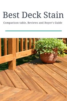 the best deck stain comparison table, reviews and buyer's guide cover image