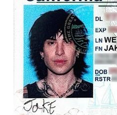 this is an image of a fake california driver's id card with the name and number on it