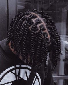 Twister Jumbo Two Strand Twists Men, Men Long Hairstyles Black Man, Black Stud Hairstyles, Stud Natural Hairstyles, Braided Hairstyles For Studs, Protective Styles For Natural Hair Men, Stud Twist Hairstyles, Stud Haircut Black, Braids For Studs