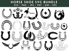 the horse shoe svg bundle