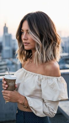 The lob haircut is making waves in 2025 as the go-to hairstyle for women seeking a versatile, chic, and timeless look. A perfect blend of sophistication and playfulness, the lob—or long bob—has proven to suit a wide array of hair types, face shapes, and personal aesthetics. With its adaptable nature, it’s no wonder this haircut … The post 20 Stunning Ideas For Lob Haircut 2025 For Every Hair Type With Curtain Bangs, Wavy Layers Etc first appeared on AzureGlam: Tailored Trends in Hairsty... Balayage For Shoulder Length Hair, Hair Inspiration Oval Face, Medium Length Brown And Blonde Hair, Above Shoulder Brunette Hair, Balyage Medium Hair Brunette To Blonde, Womens Haircuts Medium Shoulder Length Trending Hairstyles, Cool Color Balayage, Fall Blonde Lob, Lob Color Ideas