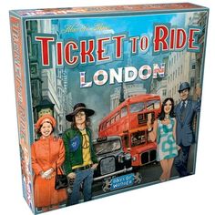 the ticket to ride london board game is in its original box and it's ready to be played